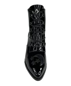 Y R U AURA - BLACK PATENT