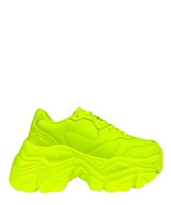 BERNESS BLAIR - NEON YELLOW Platforms