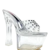 Ocho Toros Platforms CANDY SPIKE - CLEAR