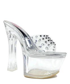 Ocho Toros Platforms CANDY SPIKE - CLEAR