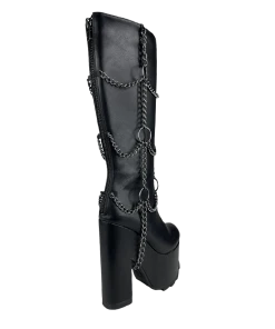 FAN ALL FLAMES CHAINED BOOT