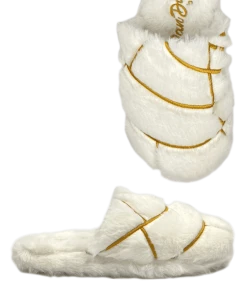PAN DULCE CONCHA SLIPPER - WHITE