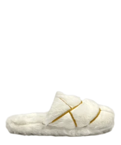 PAN DULCE CONCHA SLIPPER - WHITE