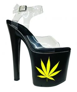 XTRA DEMI W33D - CLEAR/BLACK Platforms