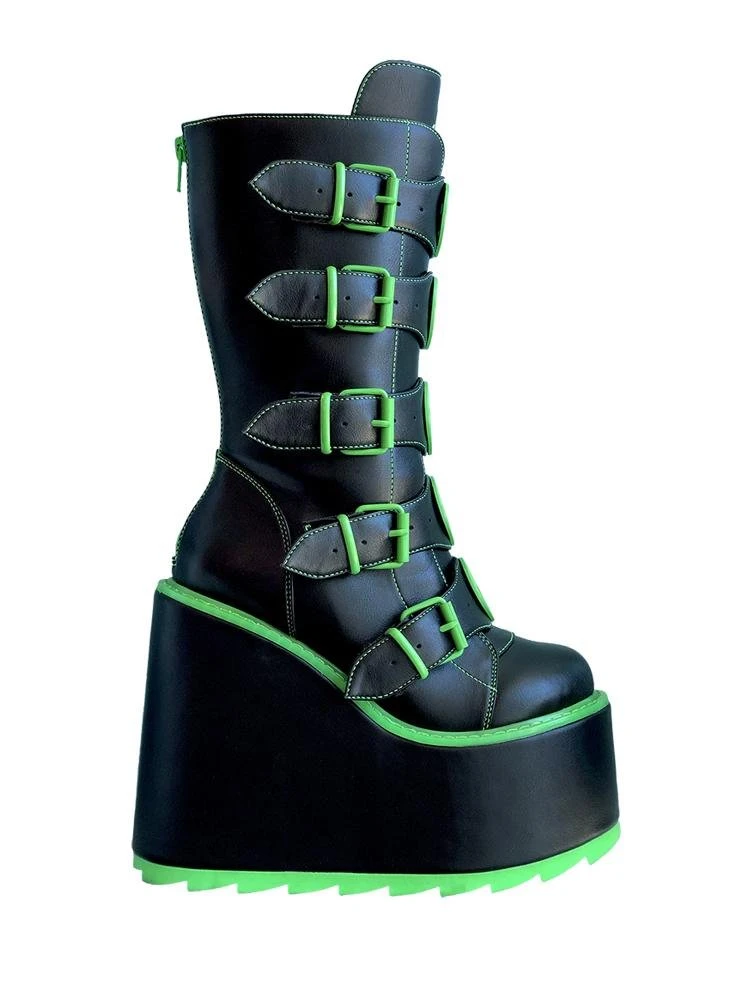 Y R U Platforms DUNE ALIEN - BLACK GREEN 4 Y R U Platforms DUNE ALIEN - BLACK GREEN