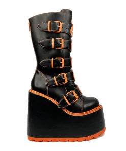 Y R U DUNE JACKOLANTERN - BLACK/ORANGE Platforms