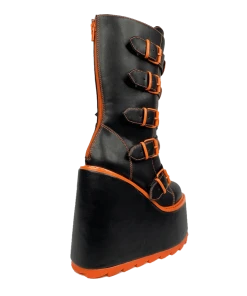 Y R U DUNE JACKOLANTERN - BLACK/ORANGE Platforms