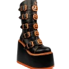 Y R U DUNE JACKOLANTERN - BLACK/ORANGE Platforms