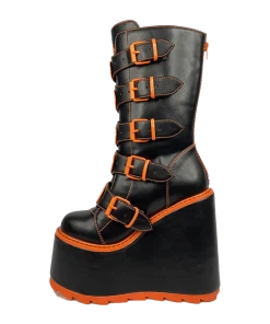 Y R U DUNE JACKOLANTERN - BLACK/ORANGE Platforms
