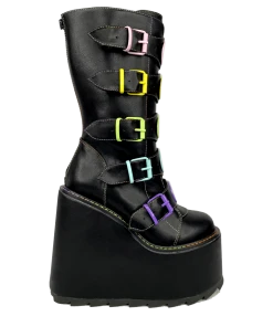 Y R U DUNE JACKOLANTERN - BLACK/PASTEL Platforms