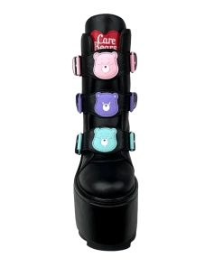 CARE BEARS BY YRU Platforms DUNE LO CARE BEARS - BLACK
