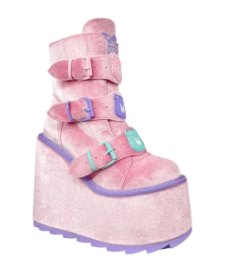 CARE BEARS BY YRU DUNE LO CARE BEARS - PINK Platforms