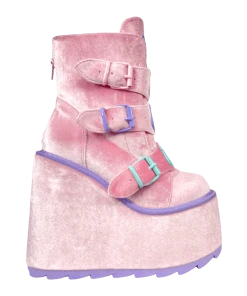 CARE BEARS BY YRU DUNE LO CARE BEARS - PINK Platforms