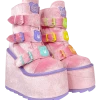 CARE BEARS BY YRU DUNE LO CARE BEARS - PINK Platforms
