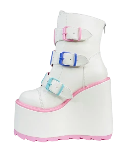 CARE BEARS BY YRU Platforms DUNE LO CARE BEARS - WHITE