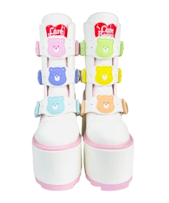 CARE BEARS BY YRU Platforms DUNE LO CARE BEARS - WHITE