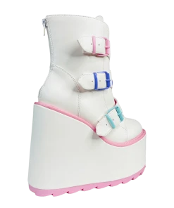 CARE BEARS BY YRU Platforms DUNE LO CARE BEARS - WHITE