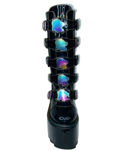 Y R U Platforms DUNE MUSHROOM - BLACK/MULTI