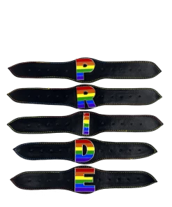 Y R U Platforms DUNE PRIDE STRAPS - BLACK