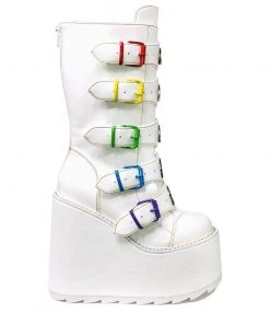 Y R U DUNE RAINBOW - WHITE Platforms