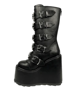 Y R U Platforms DUNE SKULL - BLACK/SILVER