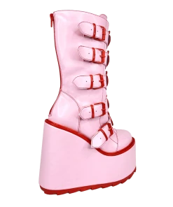 Y R U DUNE STRAWBERRY - PINK/RED Platforms
