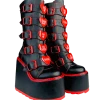 Y R U Platforms DUNE HEART - BLACK/RED 1 Y R U Platforms DUNE HEART - BLACK/RED