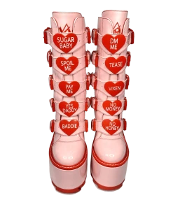 Y R U DUNE HEART - PINK/RED