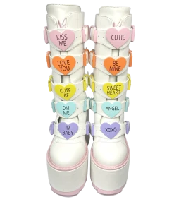 Y R U DUNE HEART - WHITE/PASTEL