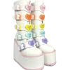 Y R U DUNE HEART - WHITE/PASTEL 2 Y R U DUNE HEART - WHITE/PASTEL