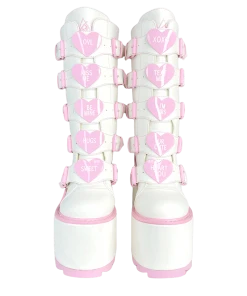 Y R U DUNE HEART - WHITE/PINK