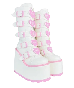 Y R U DUNE HEART - WHITE/PINK