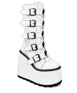 Y R U Platforms DUNE YIN YANG - WHITE