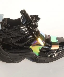 Esqape Sneakers FLYH Hi ~ Black | ᴘᴀᴛᴇɴᴛ ᴡiɴɢ Sɴᴇᴀᴋᴇʀ