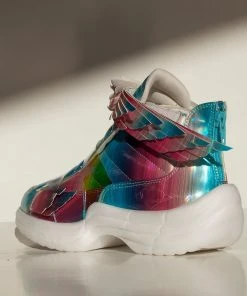 Esqape Sneakers FLYH Hi ~ Nebula | ʟᴇɴᴛiᴄᴜʟᴀʀ ᴡiɴɢ Sɴᴇᴀᴋᴇʀ