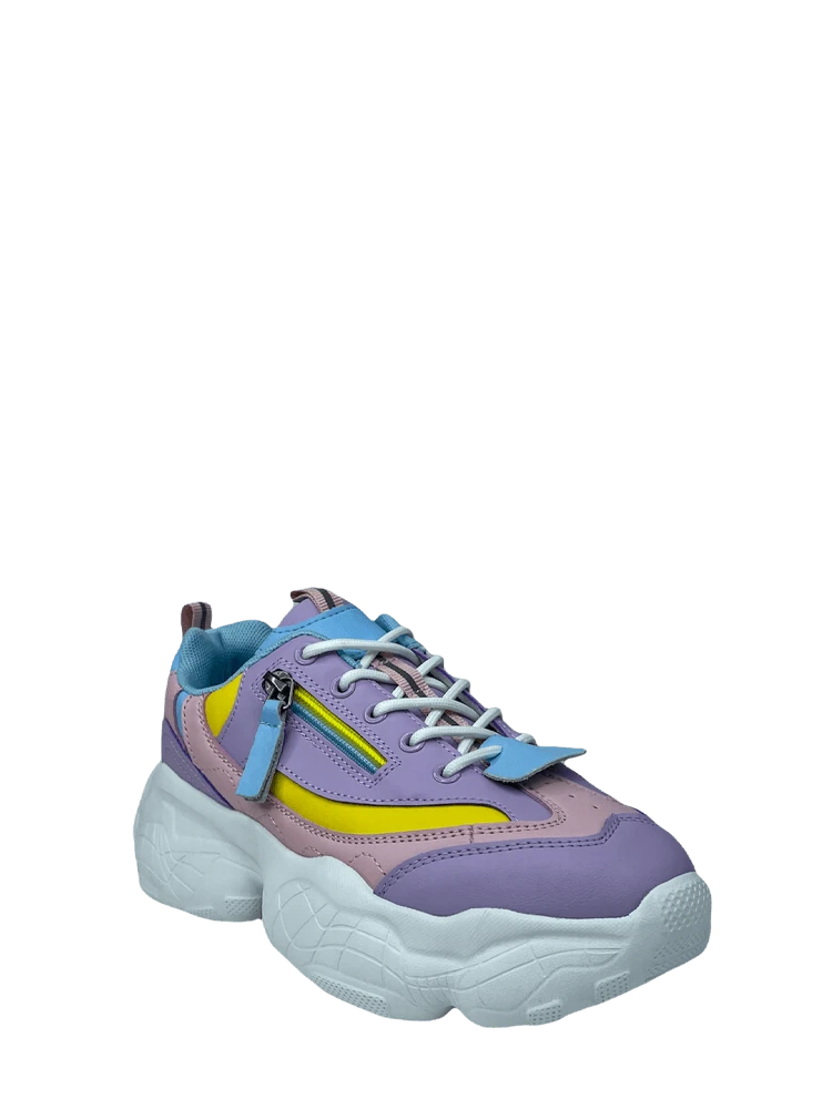 BERNESS IVY WHITE/PURPLE Platforms 3 BERNESS IVY WHITE/PURPLE Platforms