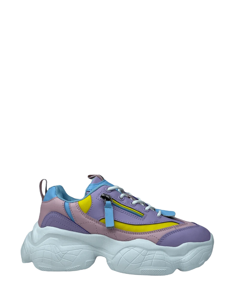 BERNESS IVY WHITE/PURPLE Platforms 4 BERNESS IVY WHITE/PURPLE Platforms