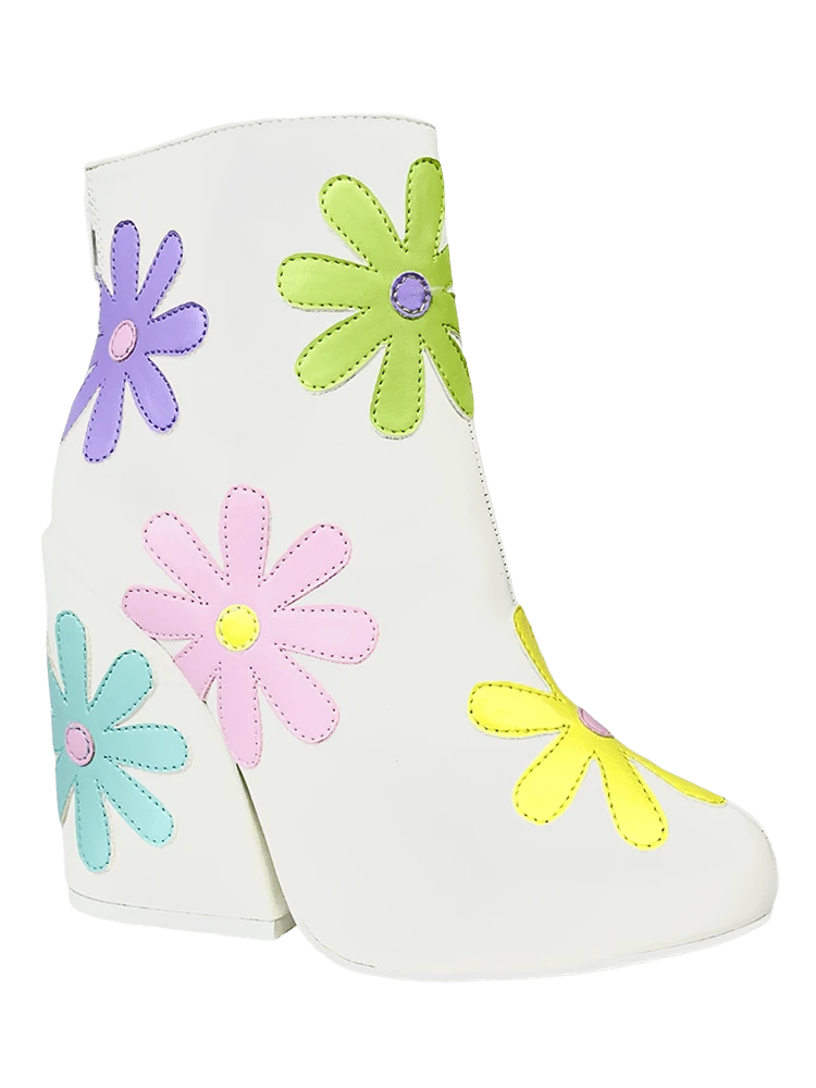 Y R U JEM DAISIES - WHITE/PASTEL Sneakers 3 Y R U JEM DAISIES - WHITE/PASTEL Sneakers