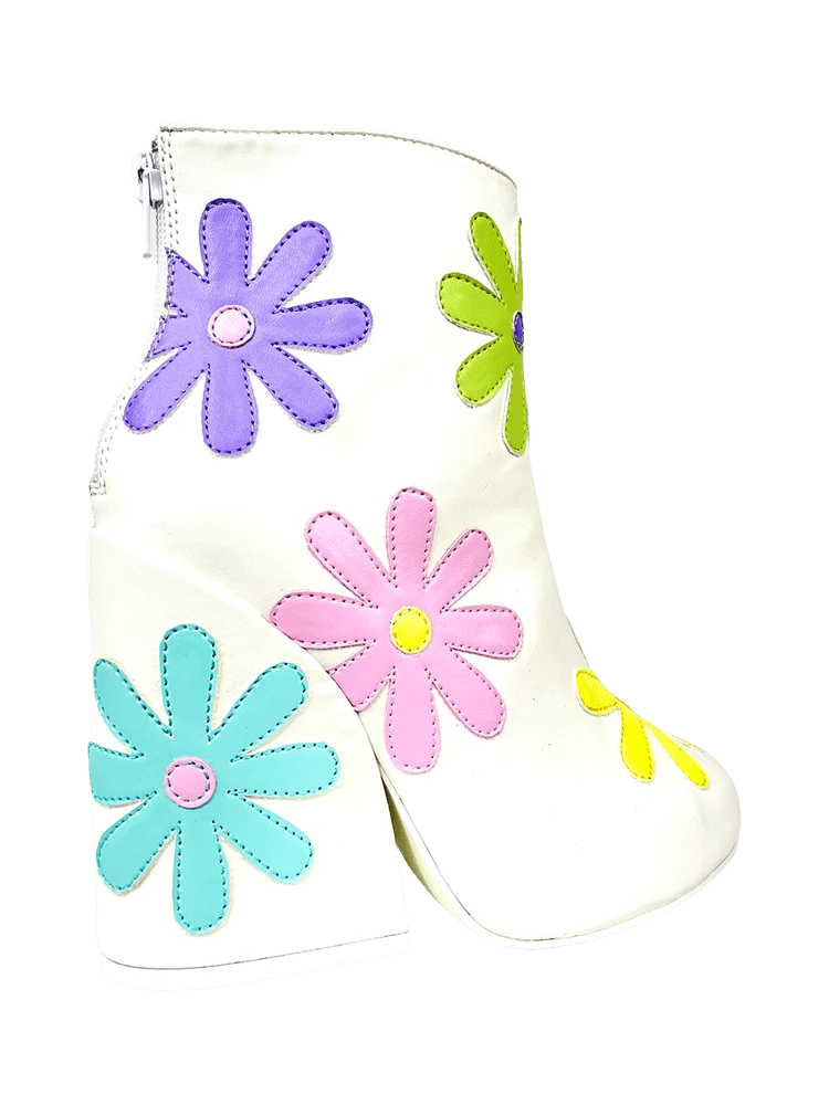 Y R U JEM DAISIES - WHITE/PASTEL Sneakers 5 Y R U JEM DAISIES - WHITE/PASTEL Sneakers