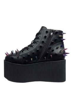 Y R U KAOS LO SPIKE - BLACK/MULTI Platforms
