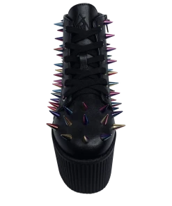 Y R U KAOS LO SPIKE - BLACK/MULTI Platforms