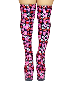 CARE BEARS BY YRU LABYRINTH CARE BEARS VALENTINE - BLACK/PINK Platforms