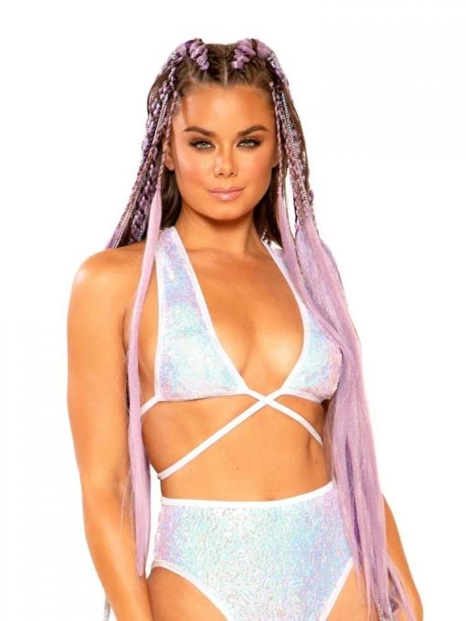 JValentine Sneakers Light-Up Cosmic Sequin Top