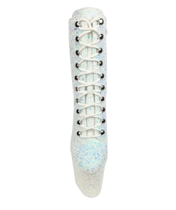 XTRA Platforms MYA STAR - WHITE GLITTER