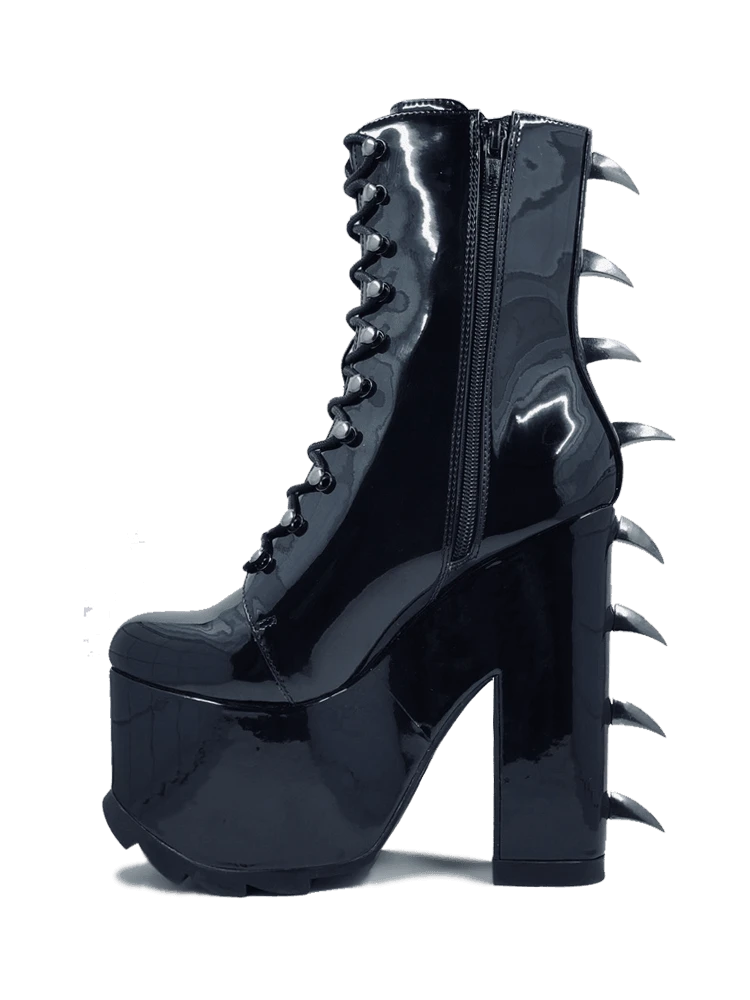 FAN ALL FLAMES PREDATOR BOOT - BLACK 6 FAN ALL FLAMES PREDATOR BOOT - BLACK