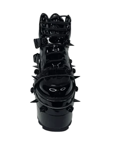 Y R U Platforms QOZMO BNDG ROSE - BLACK PATENT 9 Y R U Platforms QOZMO BNDG ROSE - BLACK PATENT