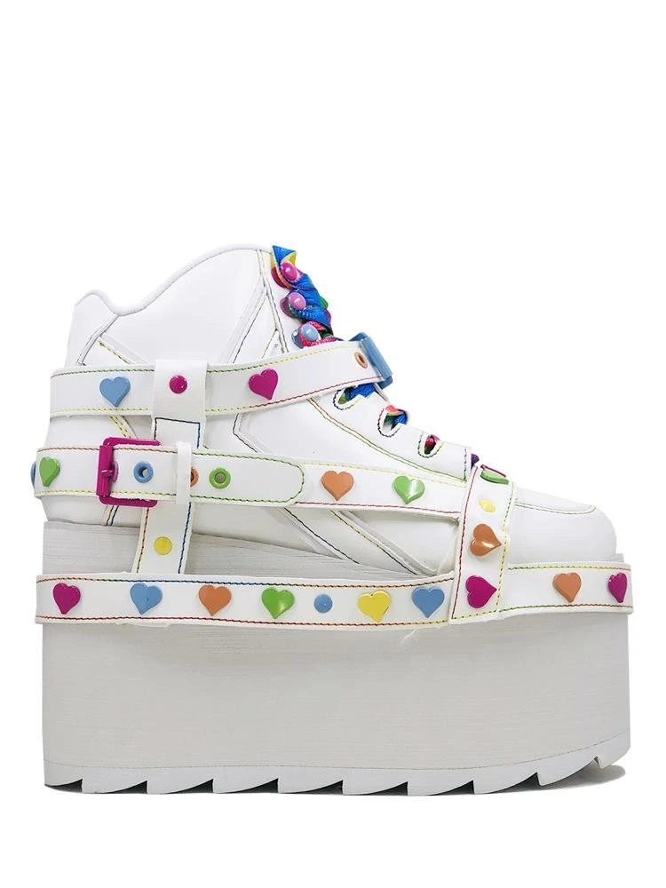 Y R U Qozmo Bndg Heart - White Multi 4 Y R U Qozmo Bndg Heart - White Multi