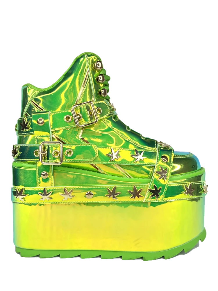 Y R U Platforms QOZMO BNDG W33D - GREEN ATLANTIS 4 Y R U Platforms QOZMO BNDG W33D - GREEN ATLANTIS