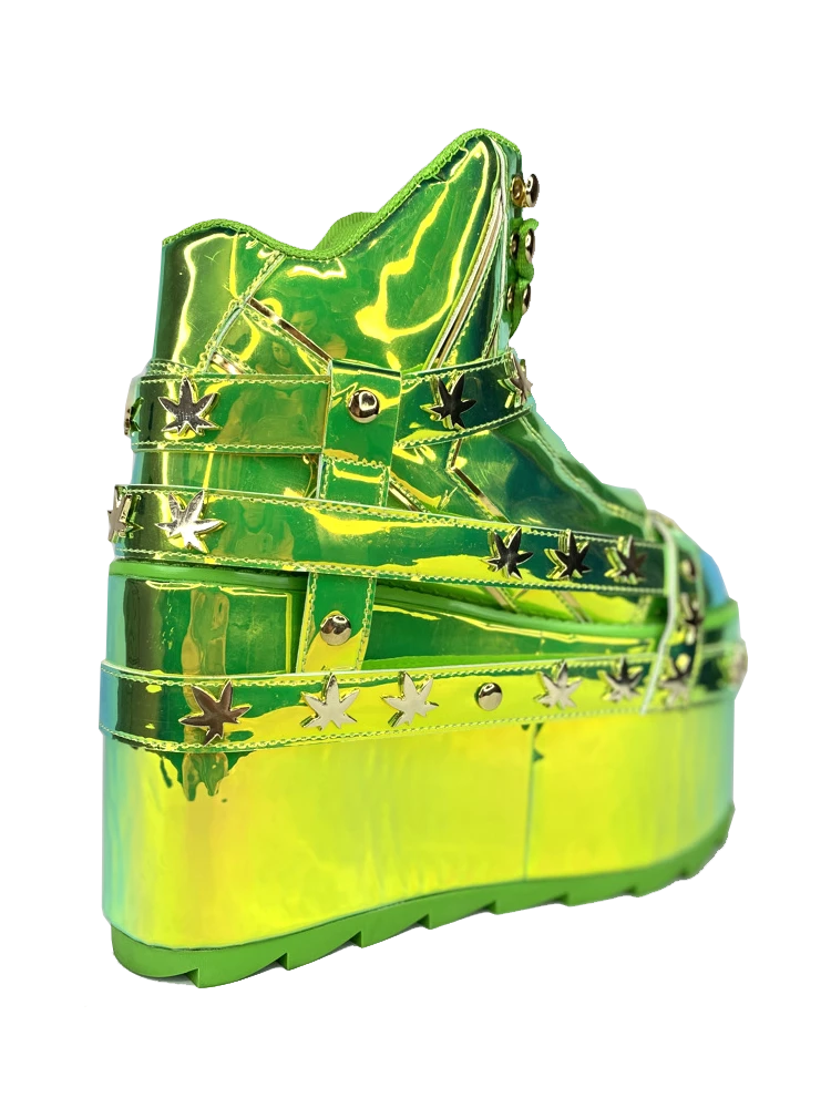 Y R U Platforms QOZMO BNDG W33D - GREEN ATLANTIS 7 Y R U Platforms QOZMO BNDG W33D - GREEN ATLANTIS