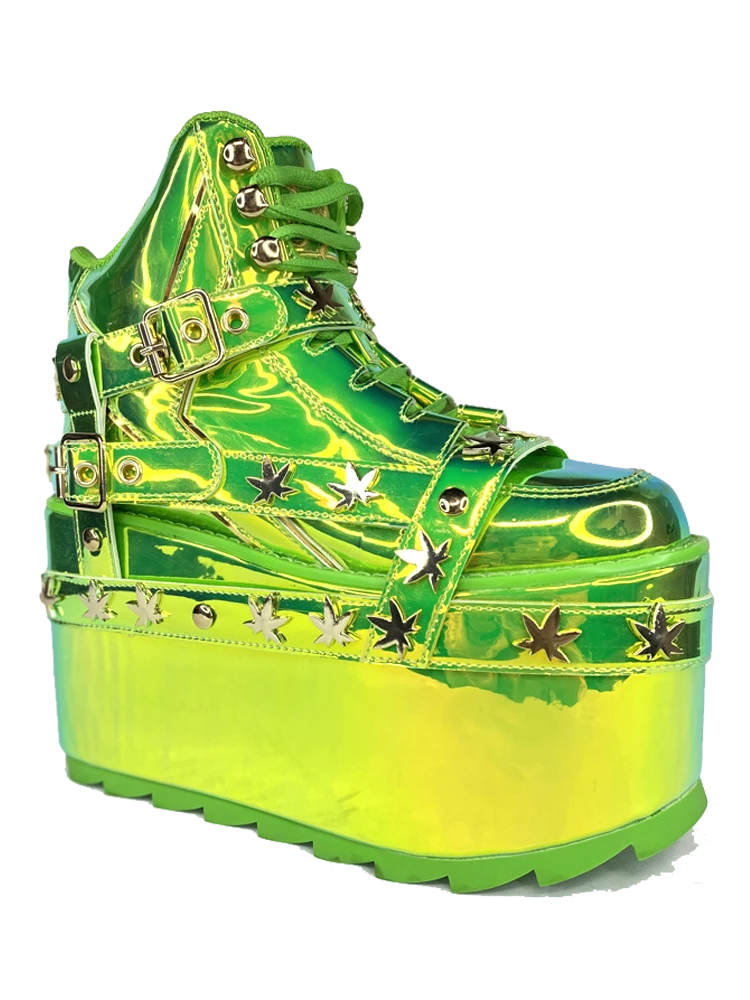 Y R U Platforms QOZMO BNDG W33D - GREEN ATLANTIS 3 Y R U Platforms QOZMO BNDG W33D - GREEN ATLANTIS